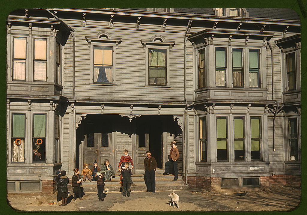 Children in Brockton, Mass, 1940s
