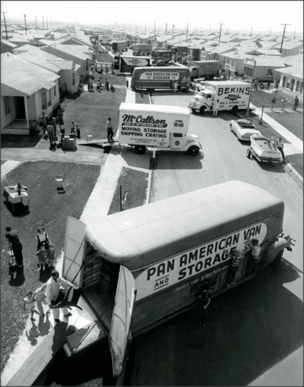 Life in 1950s suburbia