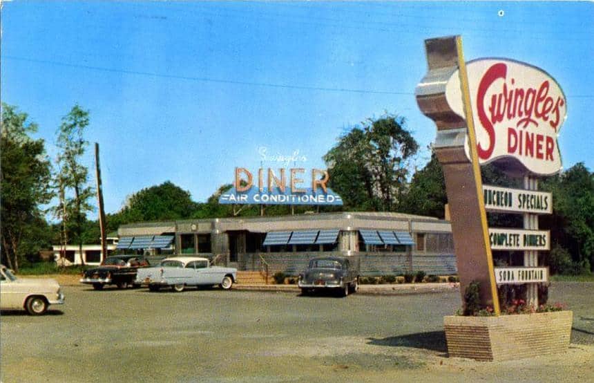 Swingle's diner (Springfield, NJ)- 1954