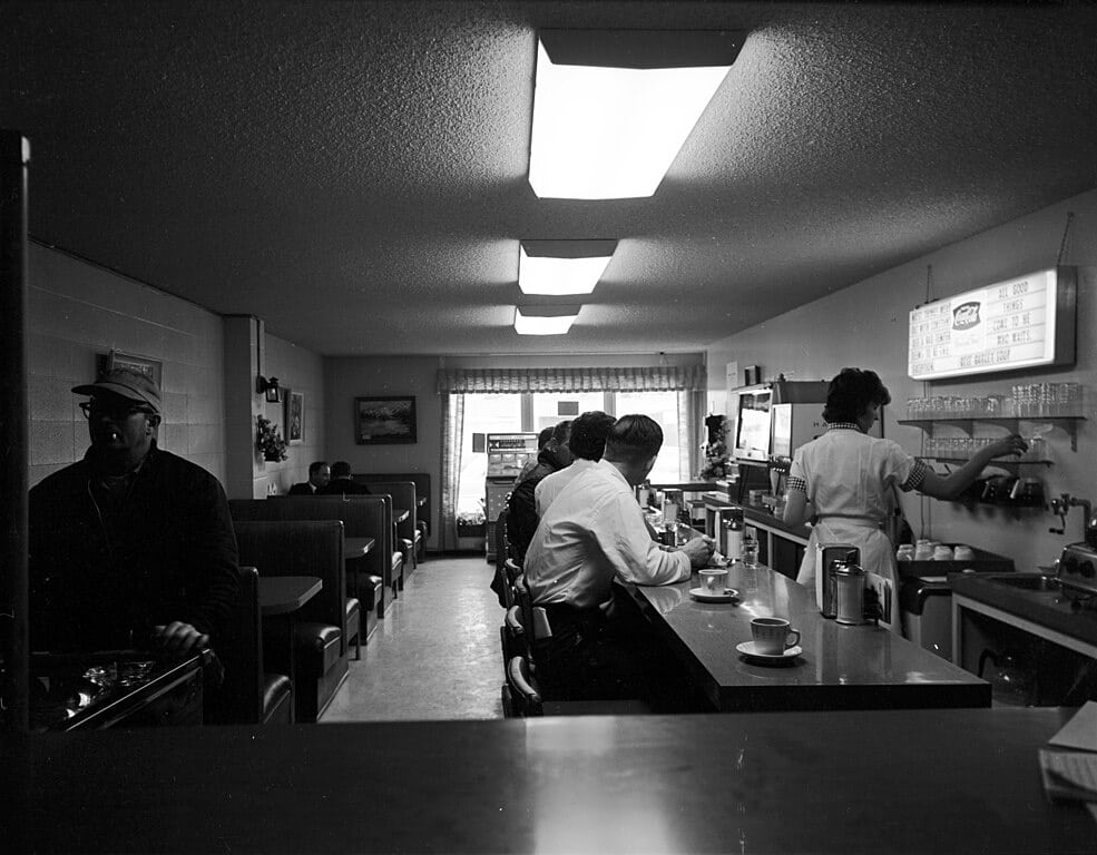 Coach Lamp Cafe, Seattle, Washington- 1965