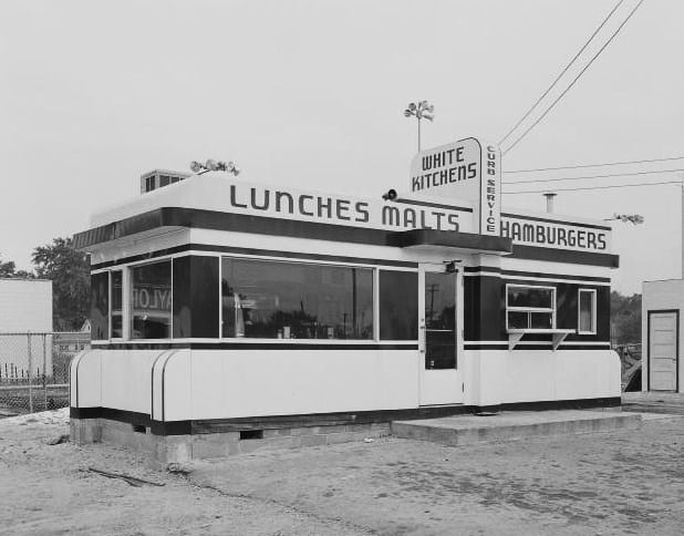 White Kitchens- 1350 King Highway, Kalamazoo, Michigan, on what was US 12 in 1950. Now it's Bus I-94. (1950)