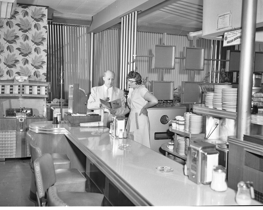 King Eddie's Restaurant, 1954- West Woodland, Seattle, Washington