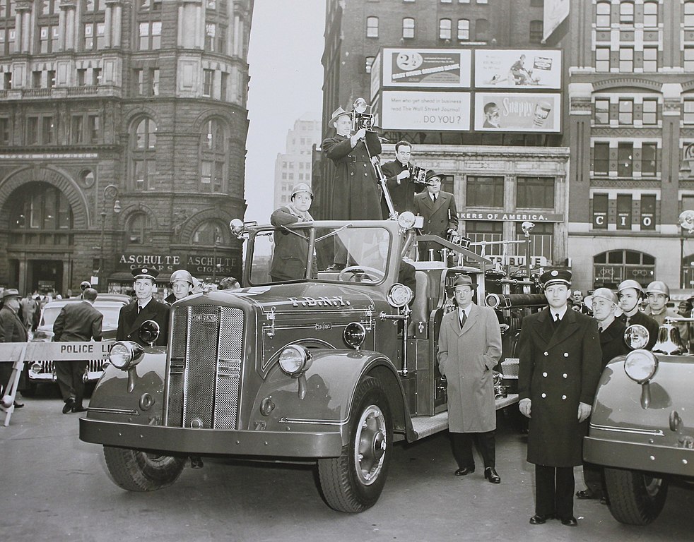 Civil Defense Week equipment, New York City, 1952