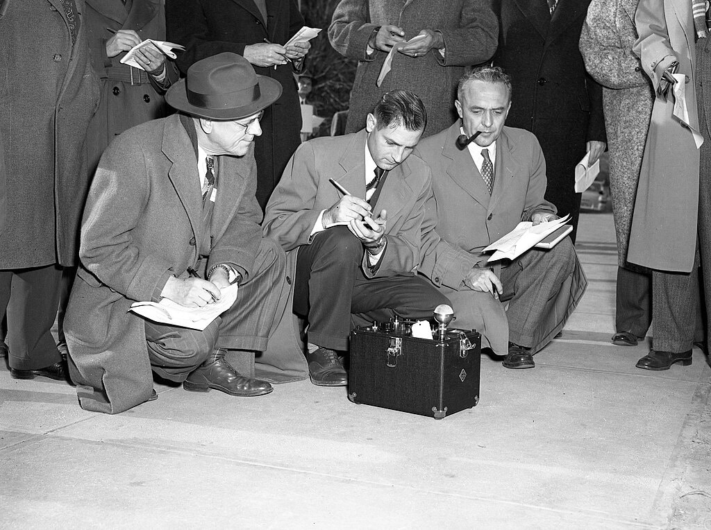 Civil defense siren testing, Missouri, 1951