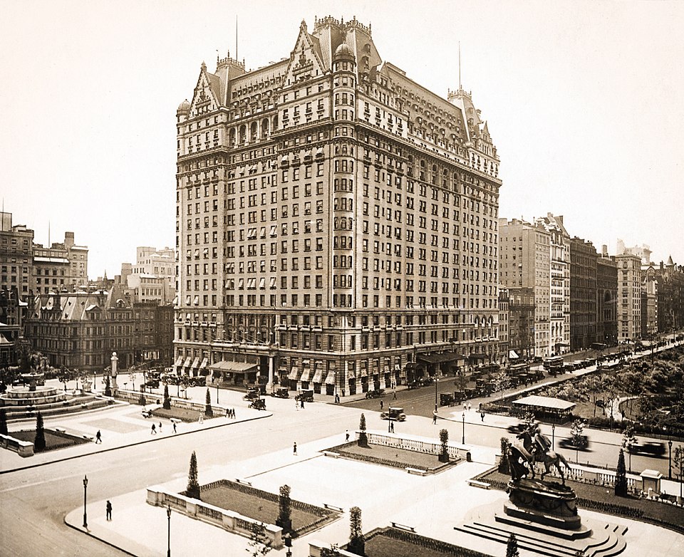 The Plaza Hotel, New York City (then- 1908)