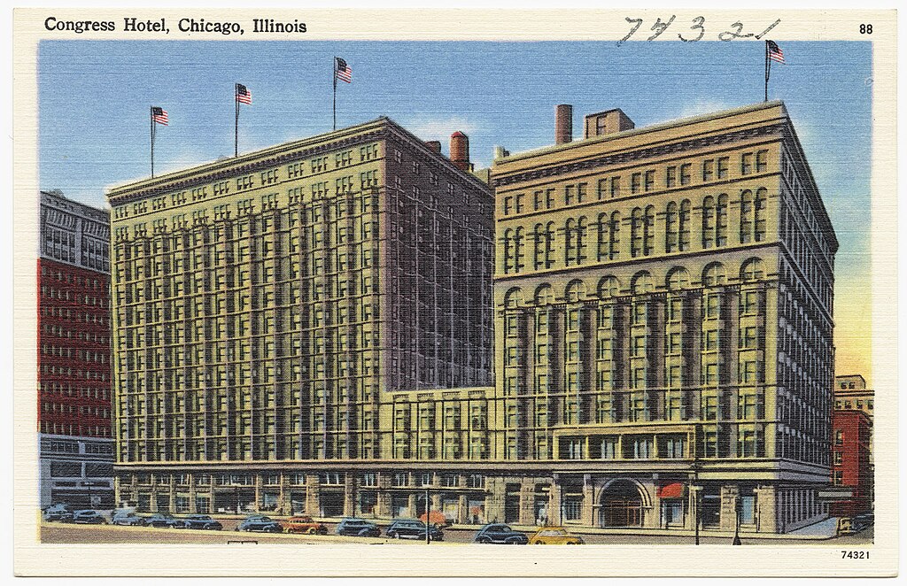 Congress Plaza Hotel, Chicago (then- 1930 to 1945)