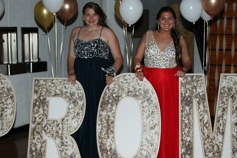 2016 Sparkle Top and Flowy Skirt Prom Dress