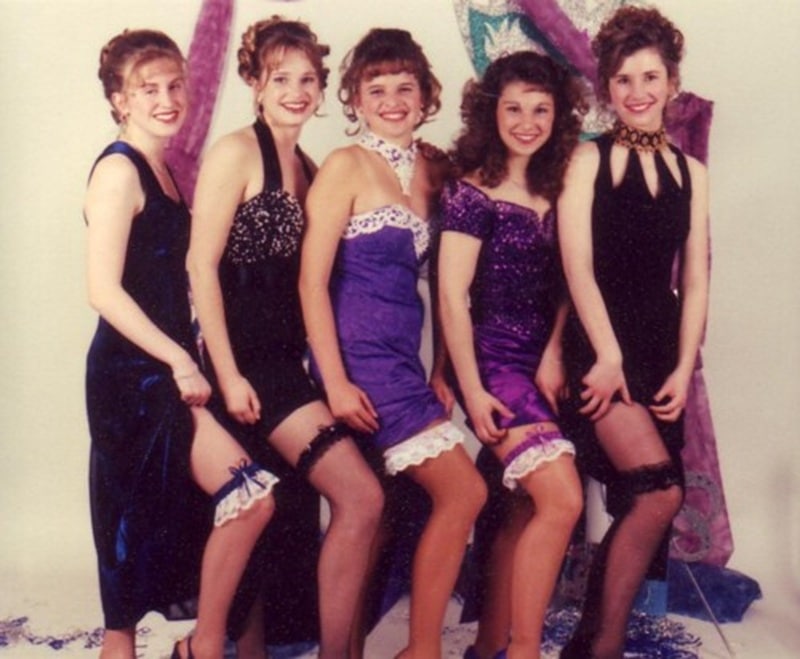 1997 Moulin Rouge Inspired Mini Prom Dress