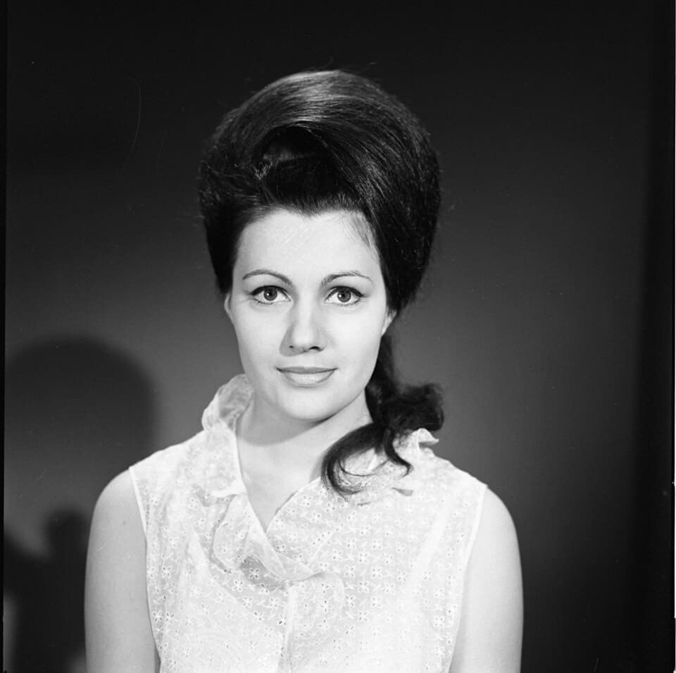 1960s High Beehive with Side Ponytail Twist