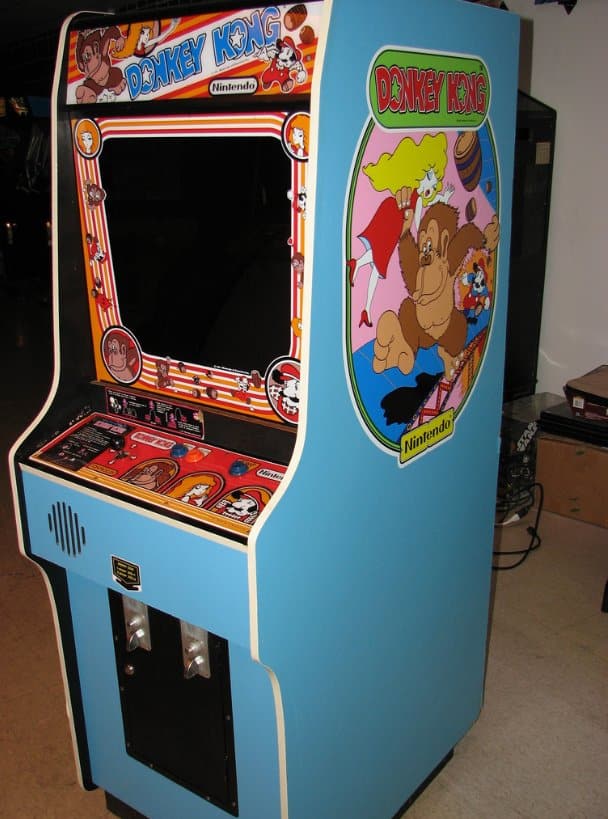 Donkey Kong arcade machine- Donkey Kong - 1981 video game
