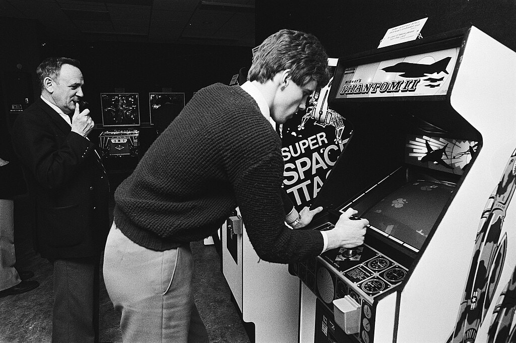 Slot machines at Schiphol- 18 January 1980