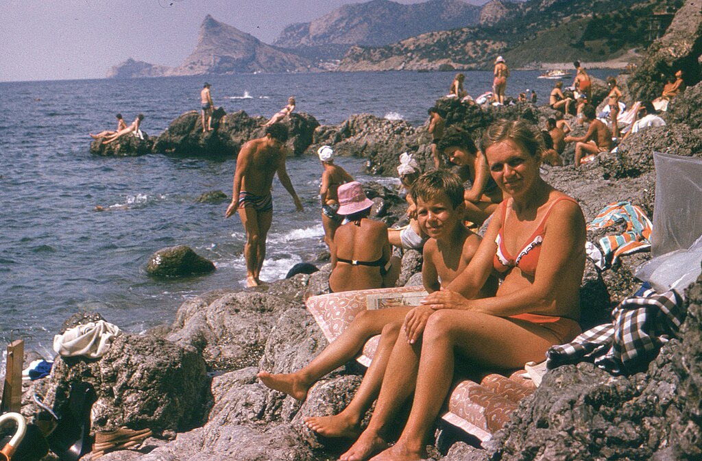 Sudak, Black Sea shoreline, 1984