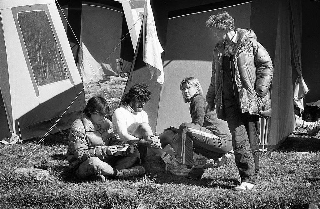 Reinhold Messner in Pamir Mountains, 1985