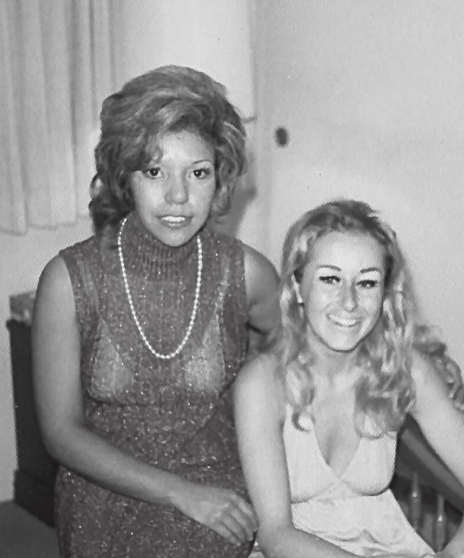 1972 Two Around the Way Party Girls Going Out on Town