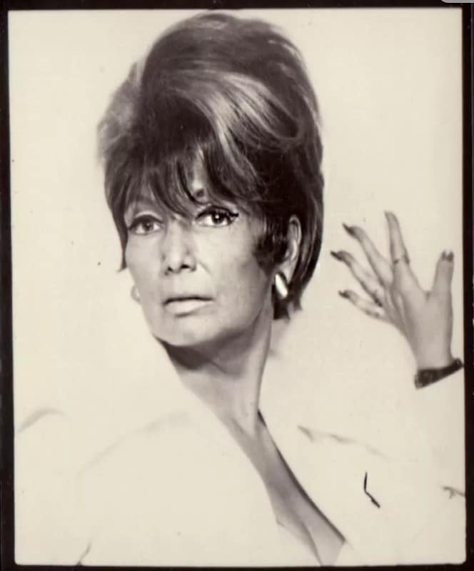 Vintage photo beehive hairdo