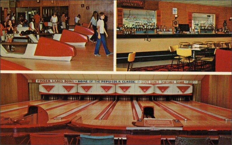Finger Lake Bowl New York AMF Pinspotters
