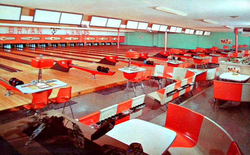 Bryan Lanes Bryan Ohio 1950s