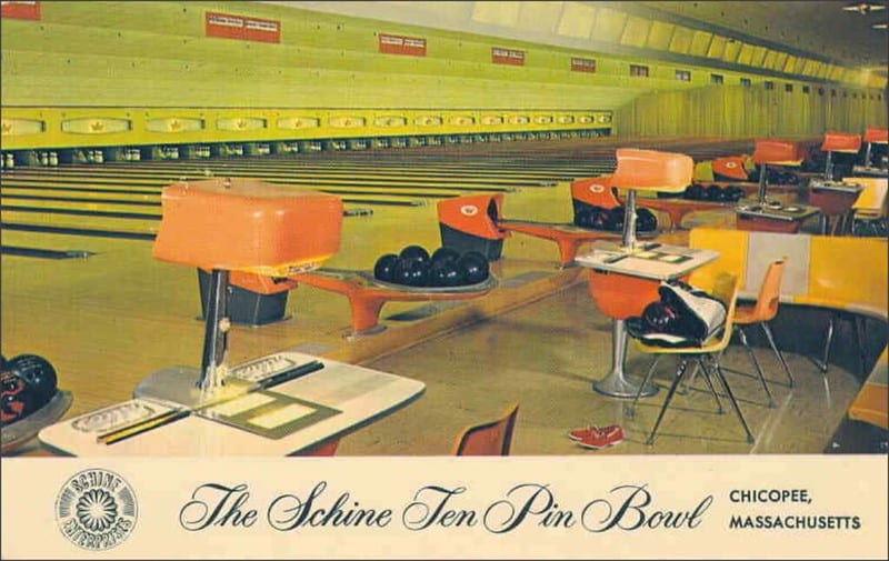 Schine Ten Pin Bowl Chicopee Mass 1963