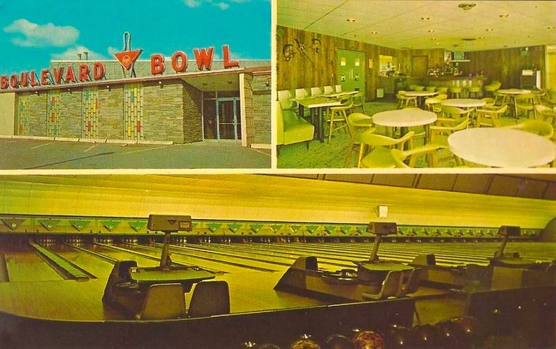 Boulevard Bowl Schenectady NY 1960s