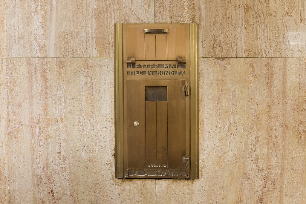 Mail box, Appraisers Building, San Francisco, California (17 November 2014)