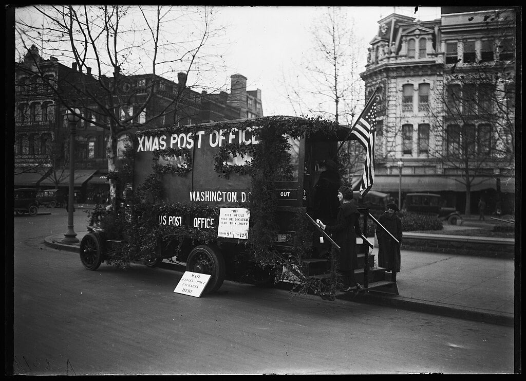 Truck- Xmas Post Office, Washington, D.C. (1920)