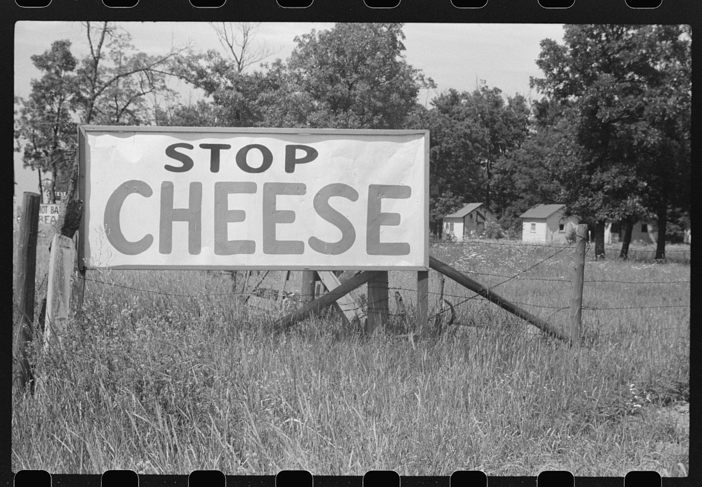 Signs on U.S. 41, Kenosha County, Wisconsin (1941 July)