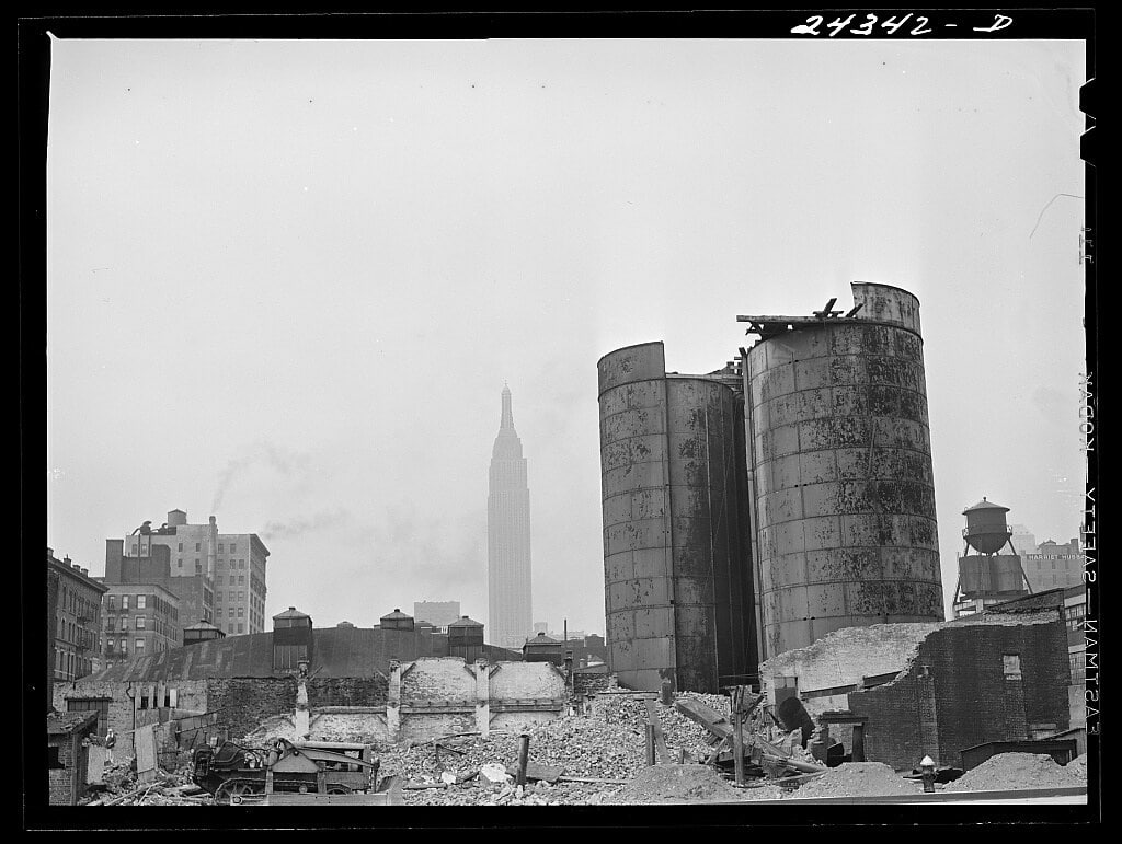 East River Drive construction, 1941