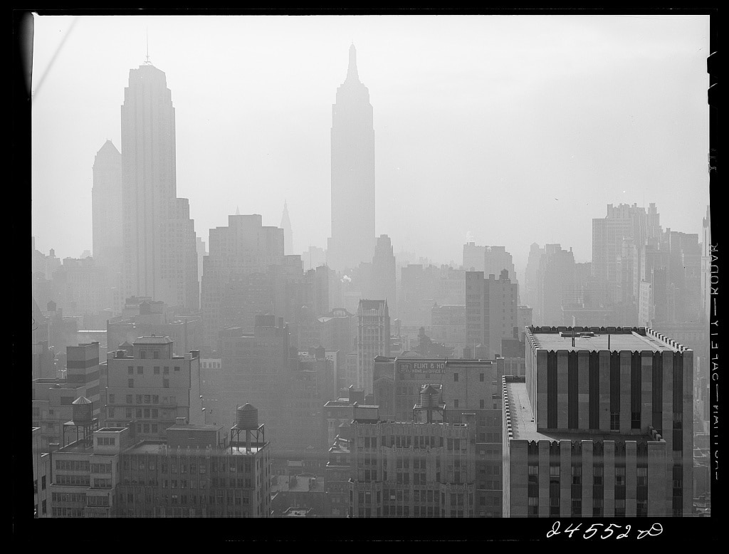 Midtown Manhattan skyline, 1941