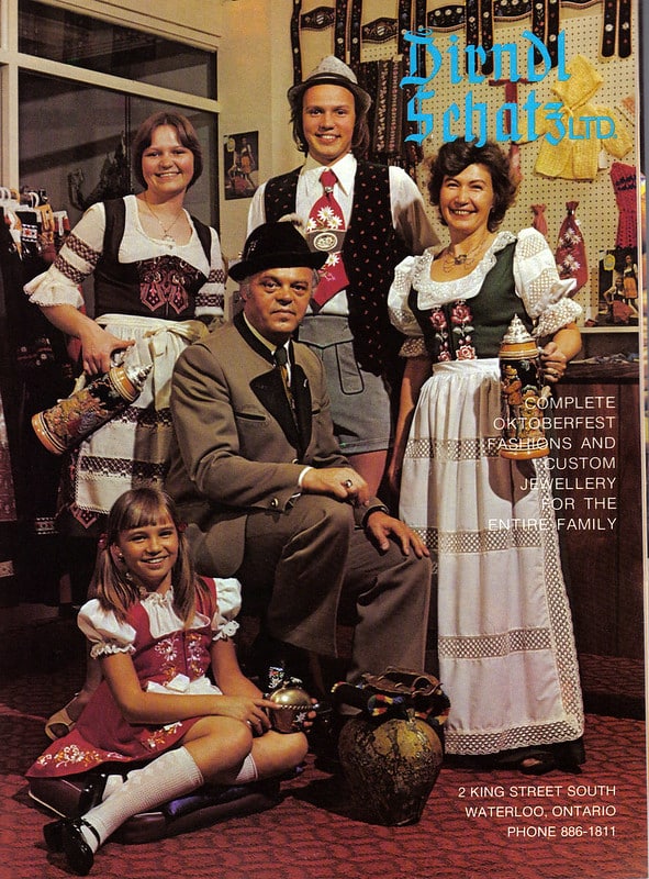 Oktoberfest Family Fashion 1980
