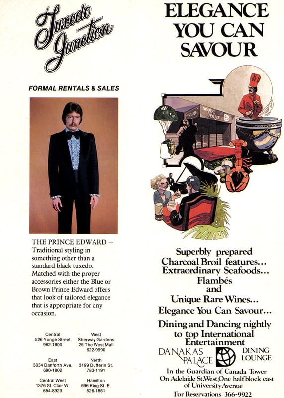 Tuxedo Junction Ad 1976