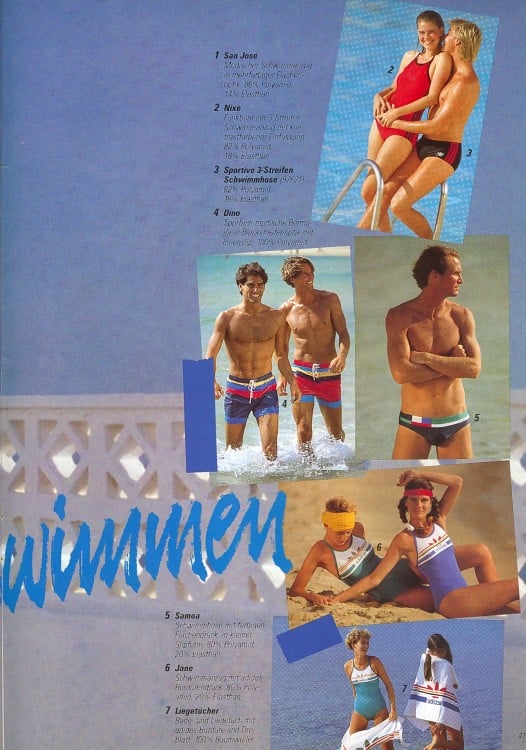 Swimmen Swimwear Catalog 1984
