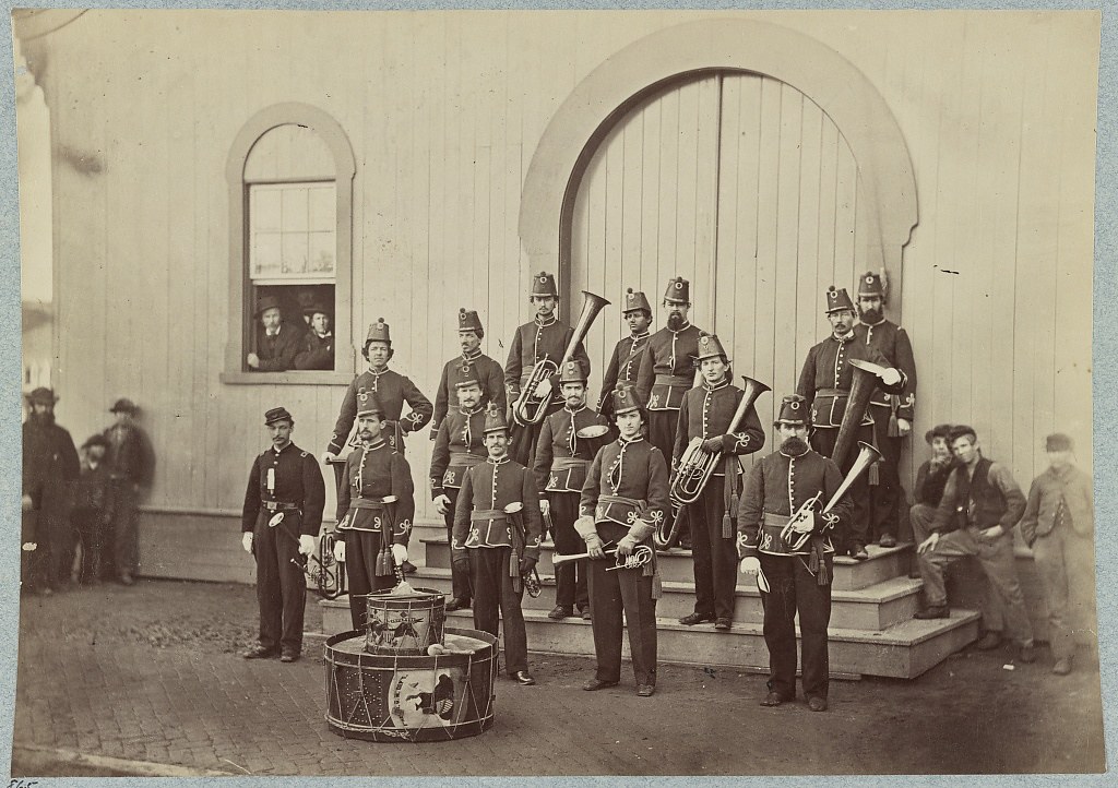 Band of 10th Veteran Reserve Corps, Washington, D.C., April, 1865