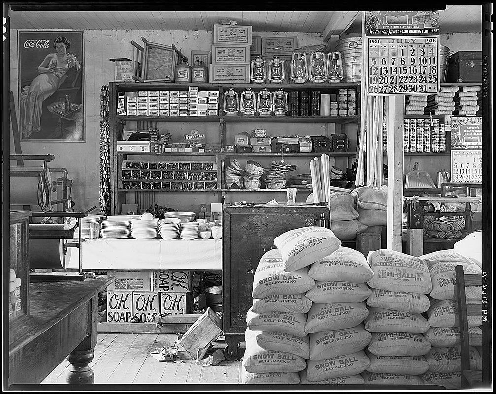 General store interior, Moundville, Alabama