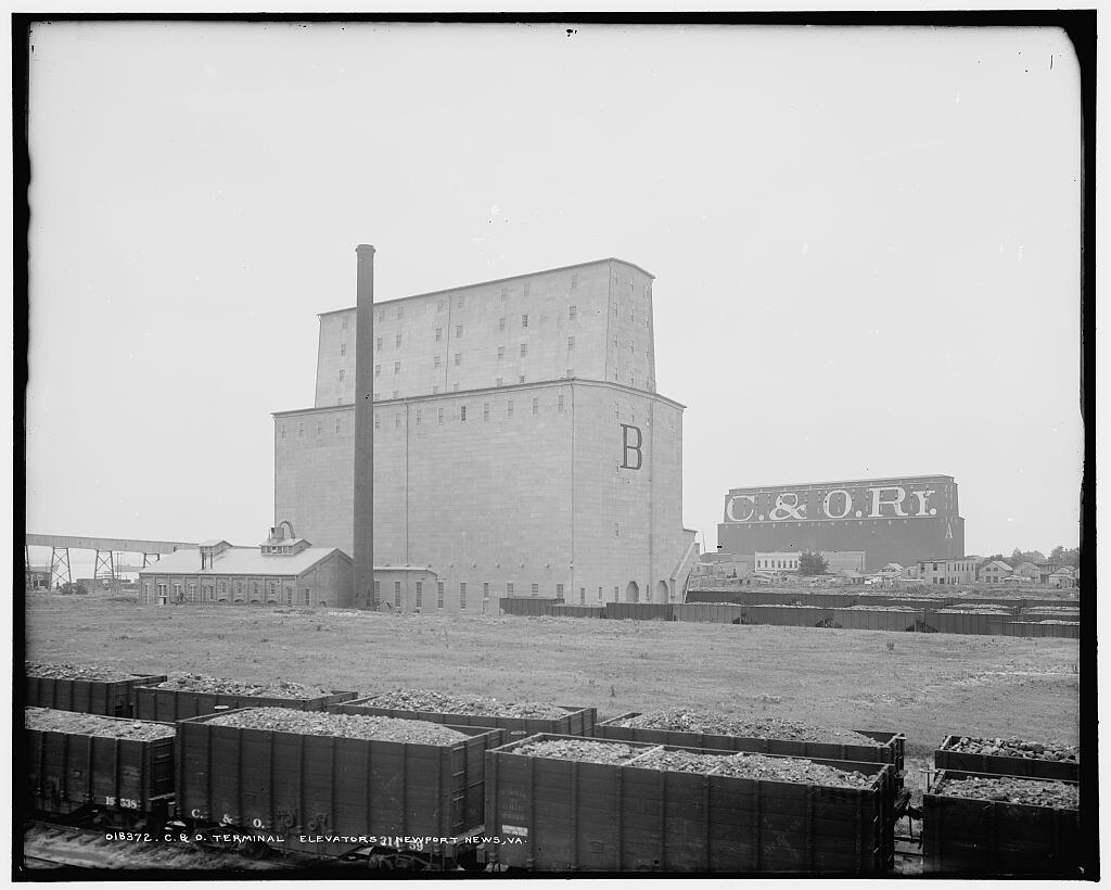C. & O. terminal elevators, Newport News, Va. (c1905)