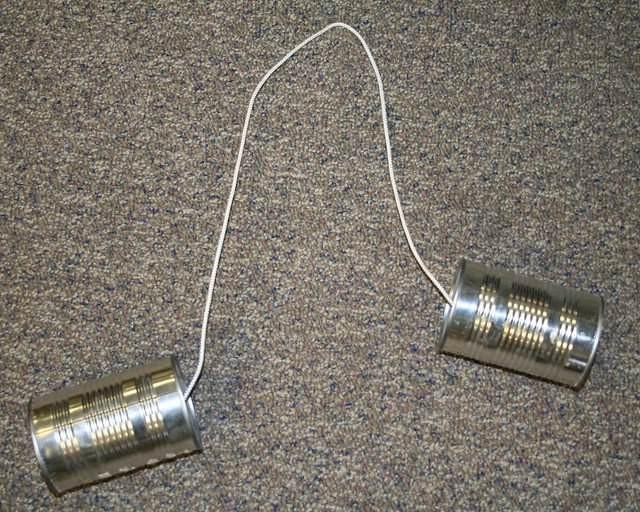 Tin can telephone