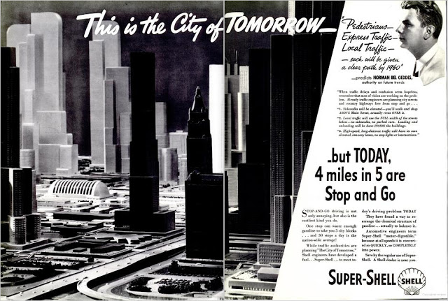 This is the City of Tomorrow Shell Oil advertisement 1937