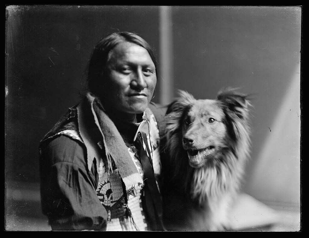Charging Thunder, American Indian (ca. 1900)