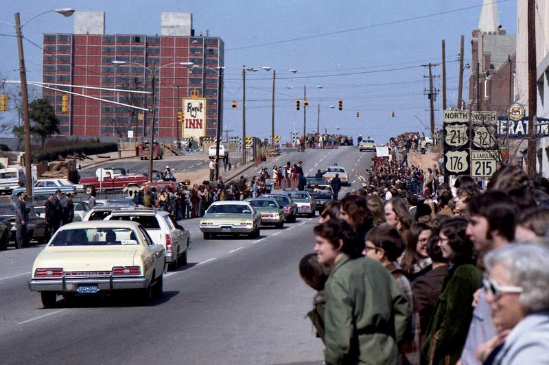 1973 Presidential motorcade Columbia SC