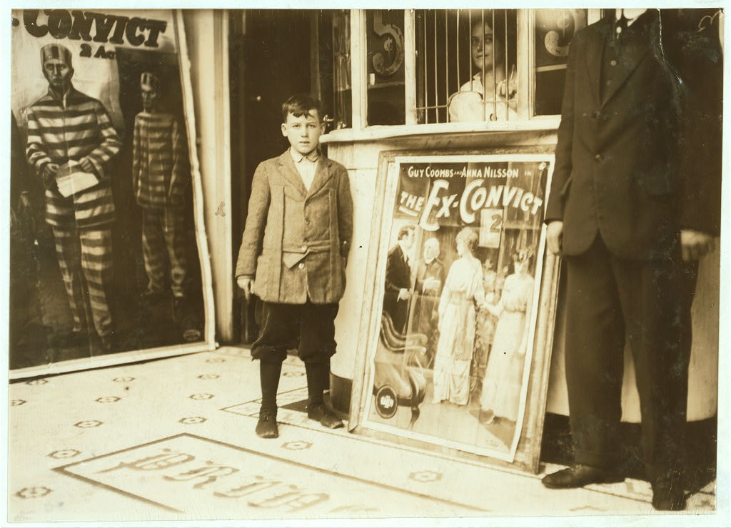 Brown McDowell, 12-year-old theater usher