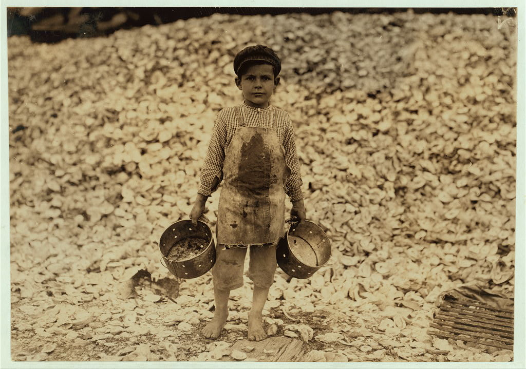 Manuel, five-year-old shrimp picker, Biloxi