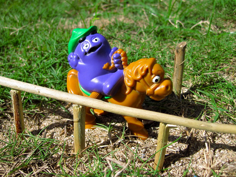 Grimace Happy Meal toy
