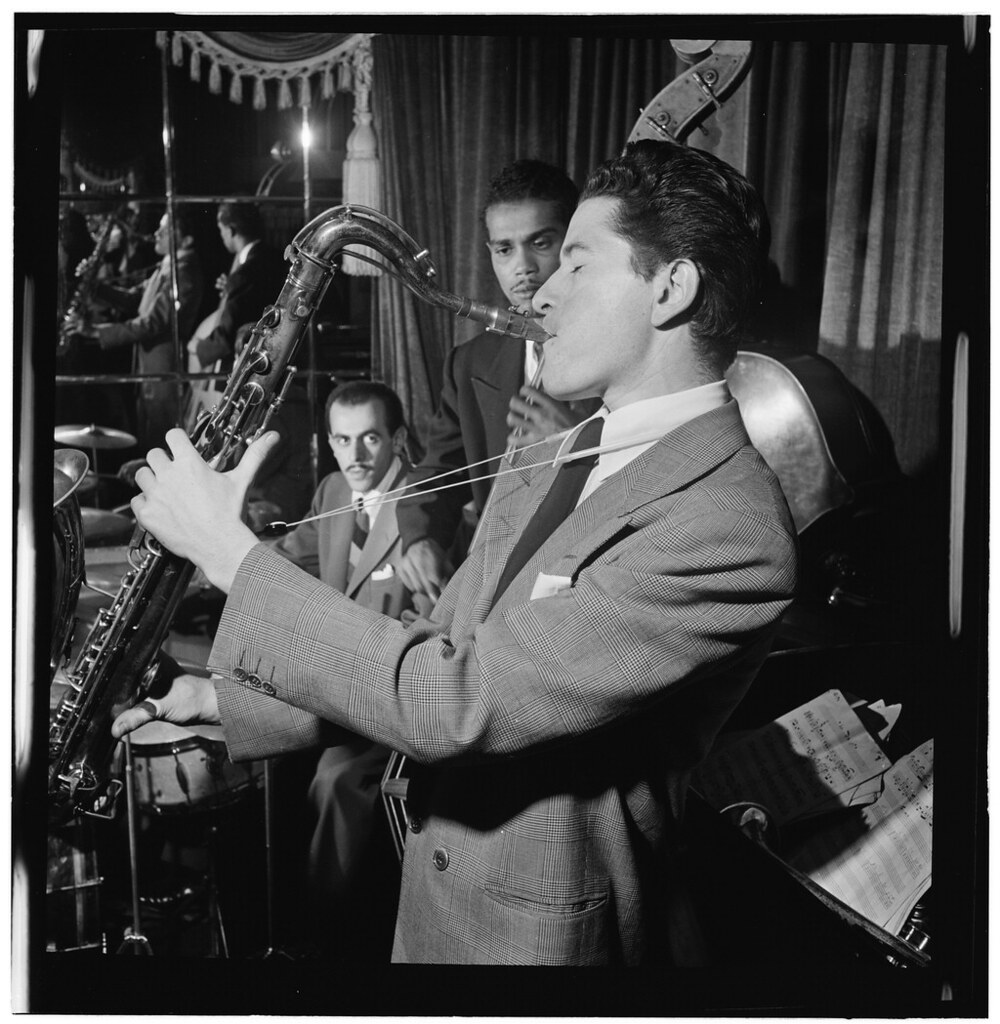 Allen Eager, Art Mardigan, Curley Russell, Club 18, Nov. 1947