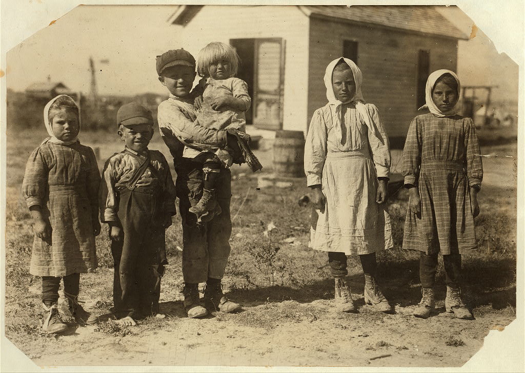 Children working beets in Colorado