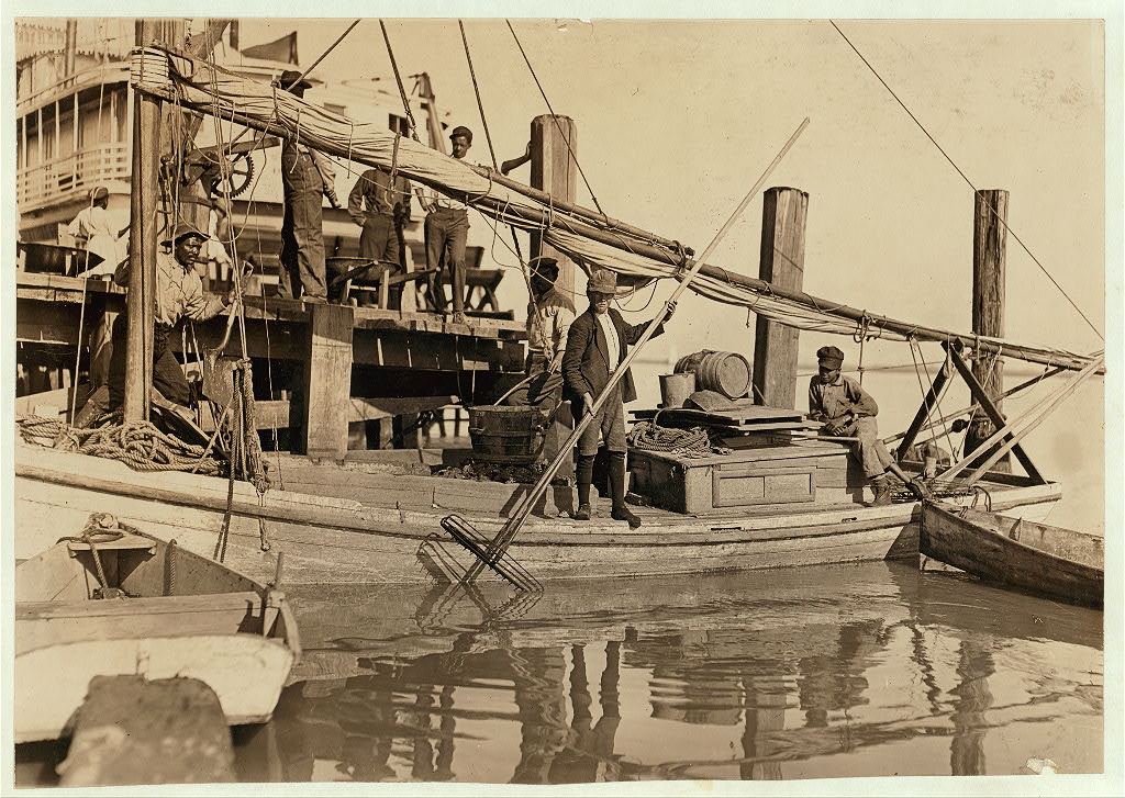 Young oyster fisher, Florida
