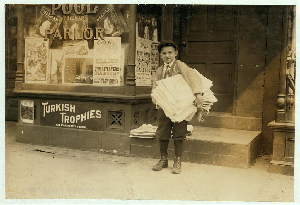Newsie in Washington D.C., 1912