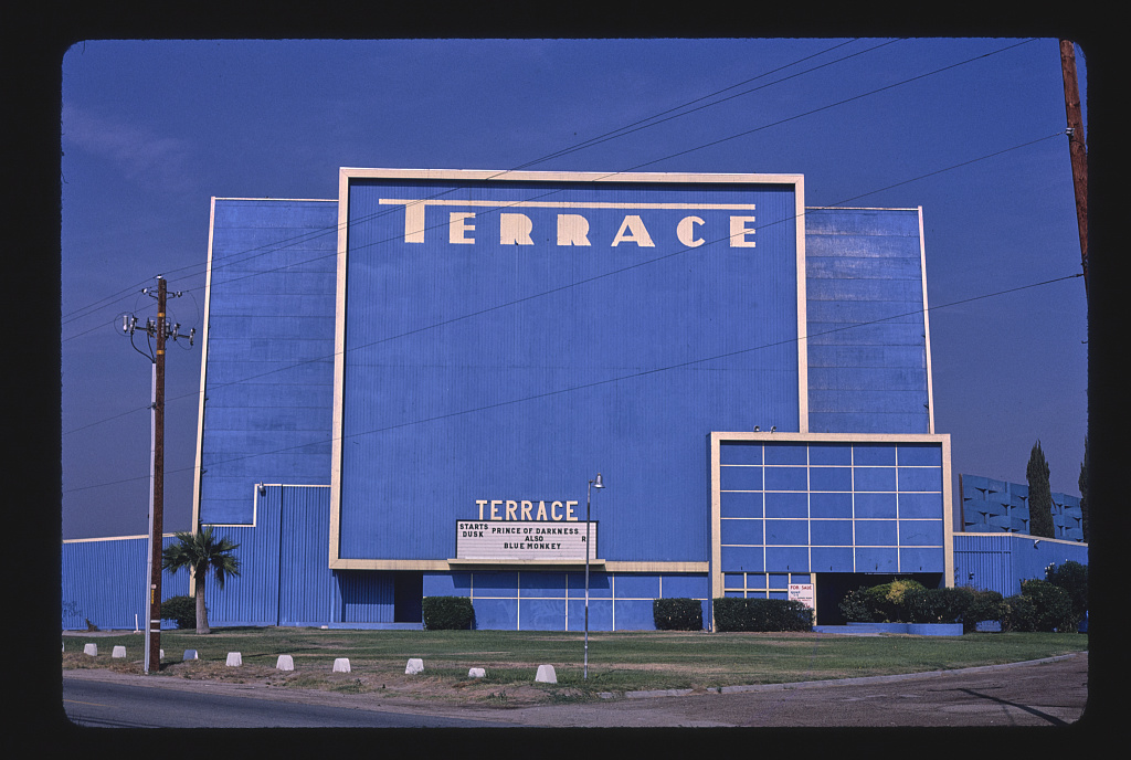 Terrace Drive-In Theater, Terrace Way, Bakersfield, California (1987)