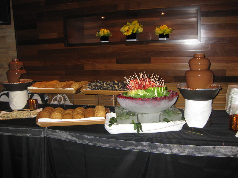 Chocolate Fondue Buffet at Nikon Party. 2008