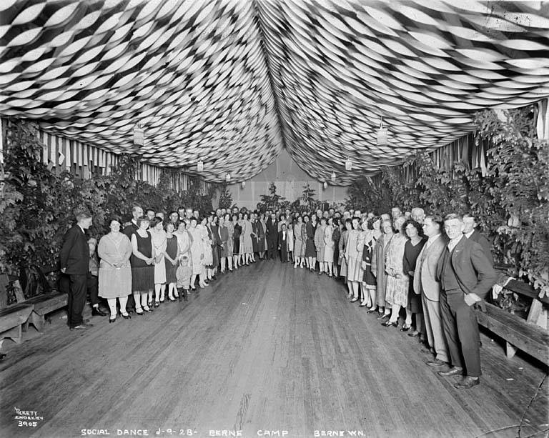 Social dance at Berne, June 9, 1928