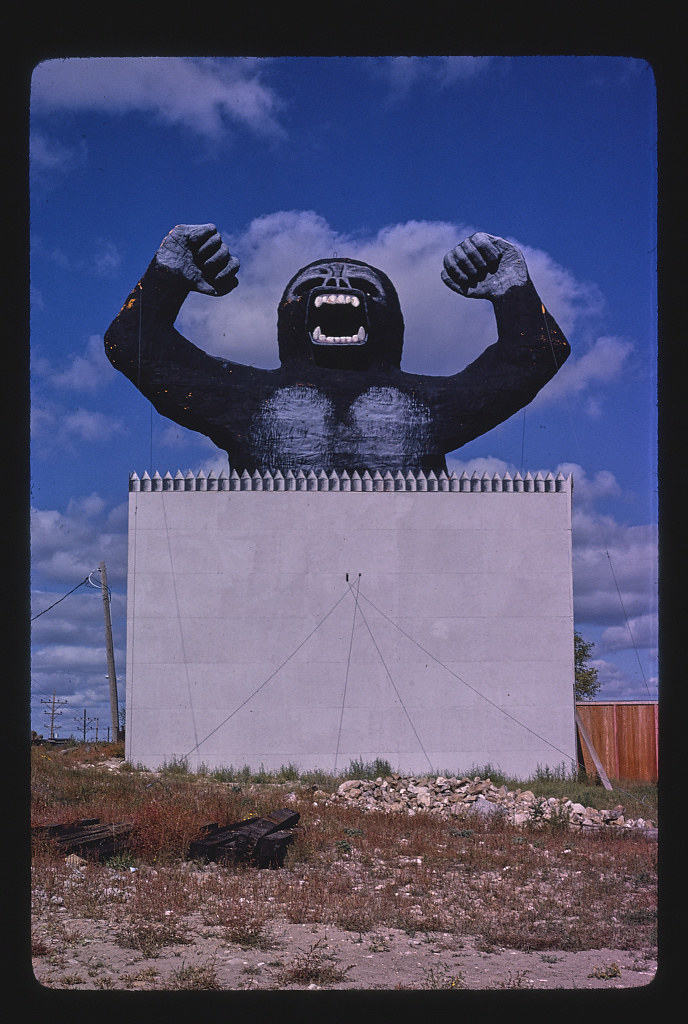 Rawhide City billboard, I-94, Mandan, North Dakota (1980)