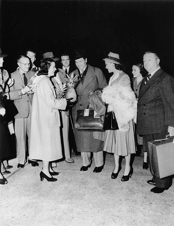 Sir Laurence and Lady Olivier at Archerfield, 1948
